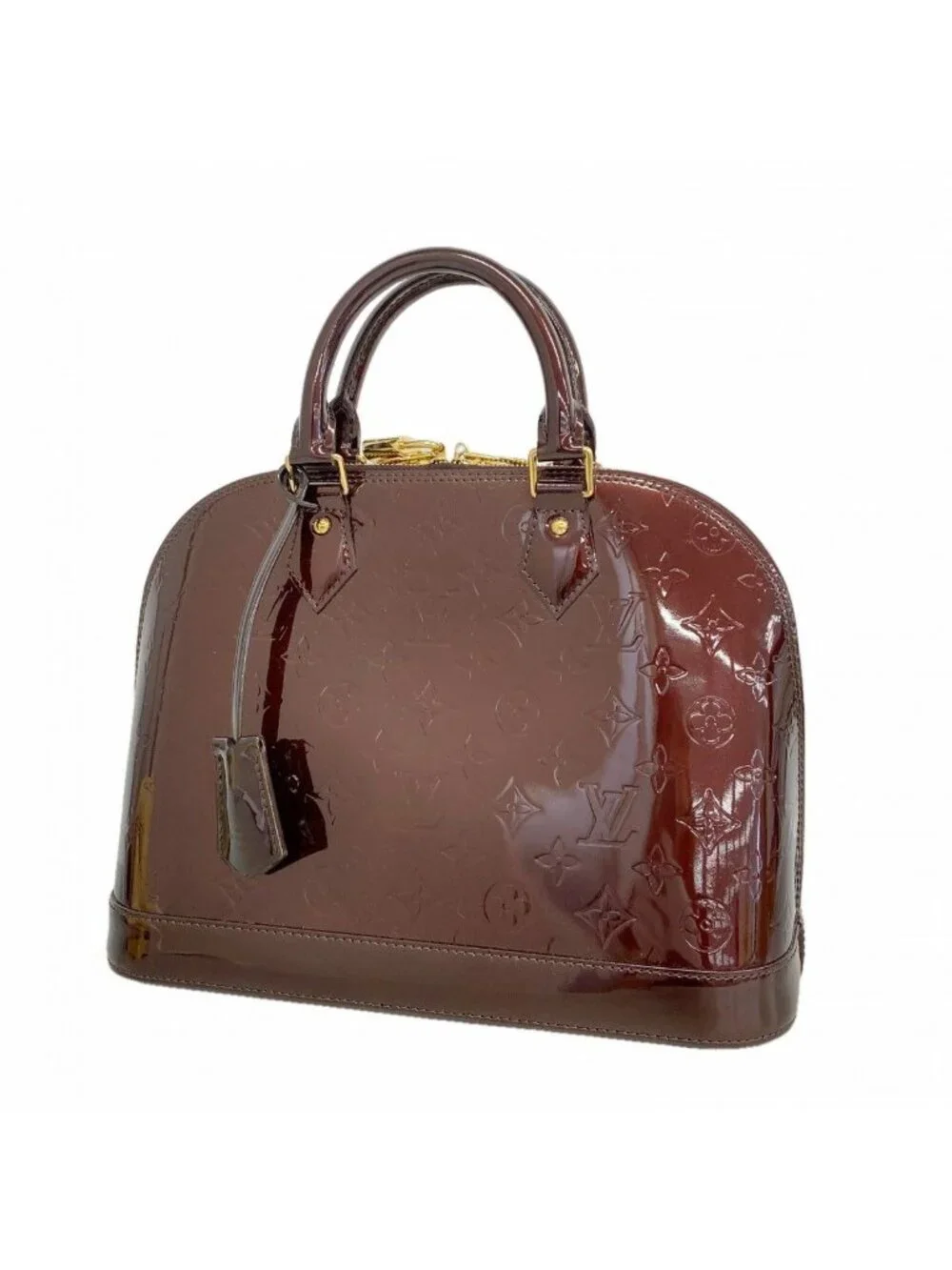 Louis Vuitton Handbag Vernis Alma PM Amaranto